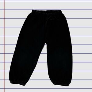 American Apparel Black Kids Bottoms Sweatpants Size 4 Years / 4T